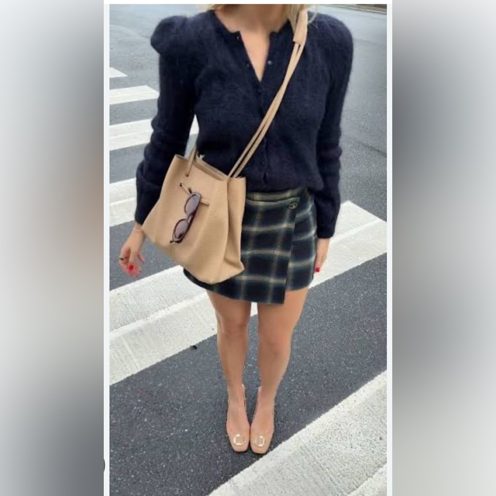 8 Other Reasons VEGAN LEATHER SLOUCHY BUCKET BAG beige
